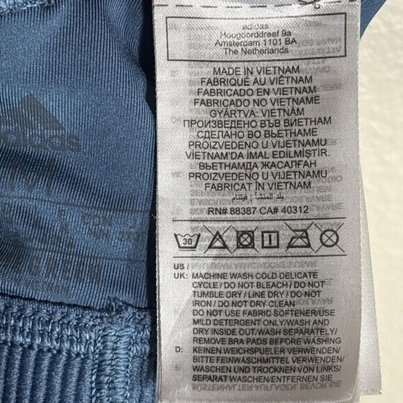 Adidas x Peloton Digi Motion HEAT.RDY Sport Bra Women's Size Medium Activewear - Picture 16 of 16